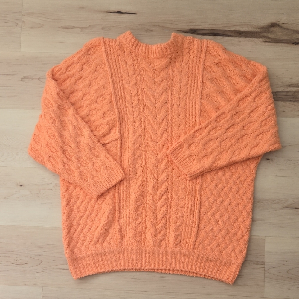 NWT Free People Loveship Sweater, Peach, Size Small
